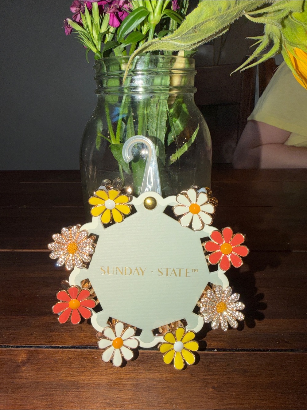 Sunday State Floral Multi-Color Enamel Earrings Set